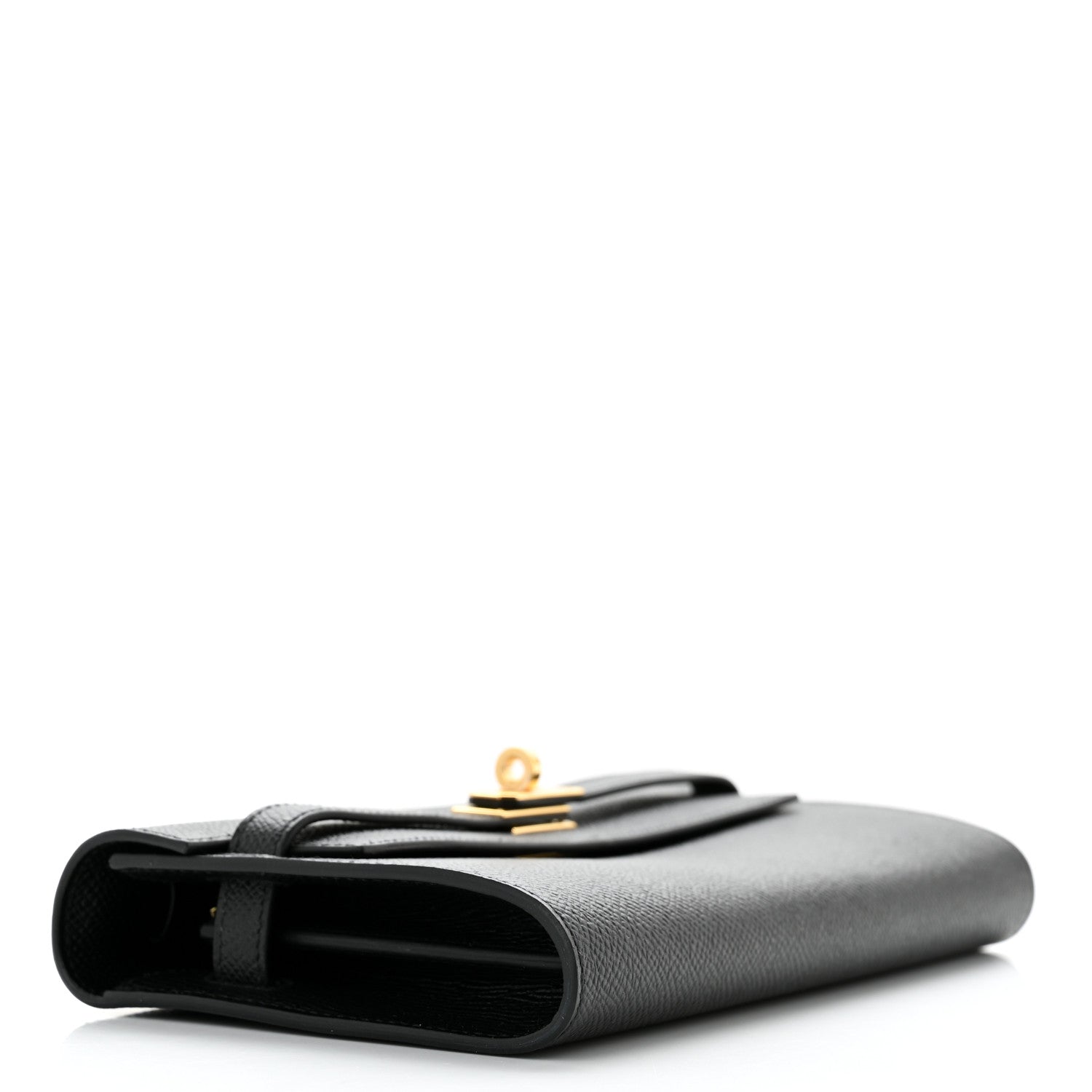 Hermes Epsom Kelly Wallet To Go Black 4 of 10
