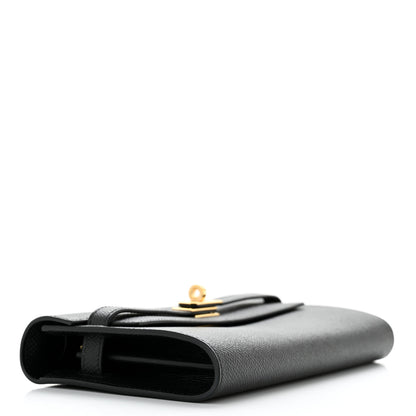 Hermes Epsom Kelly Wallet To Go Black 4 of 10