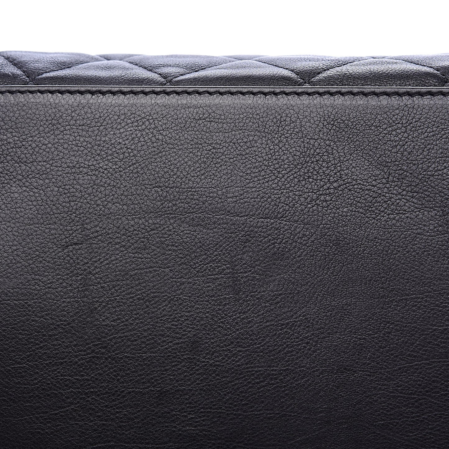 Calfskin Quilted Small Chain Me Tote Black