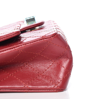 Chanel Aged Calfskin Quilted 2.55 Reissue Mini Flap Red 10 of 11