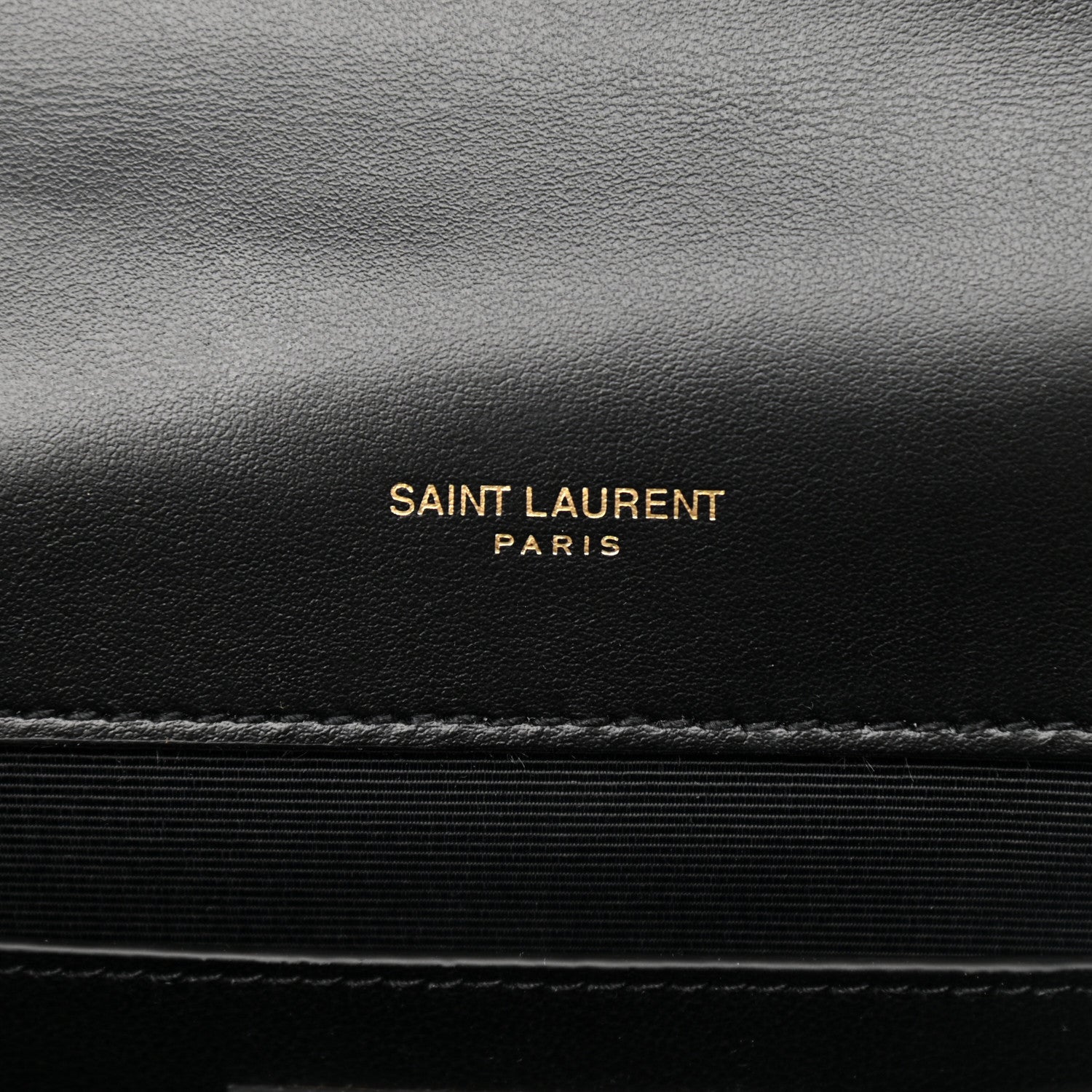 Saint Laurent Grain De Poudre Textured Mixed Matelasse Triquilt Medium Monogram Satchel Black 8 of 11