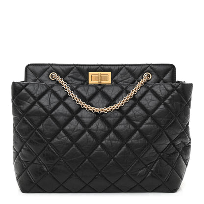 Chanel Aged Calfskin Reissue 2.55 Tote Black 1 of 11