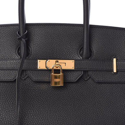 Hermes Togo Birkin 35 Black 8 of 13