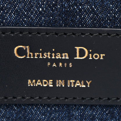 Christian Dior Denim Oblique 30 Montaigne East West Chain Flap Bag 6 of 10