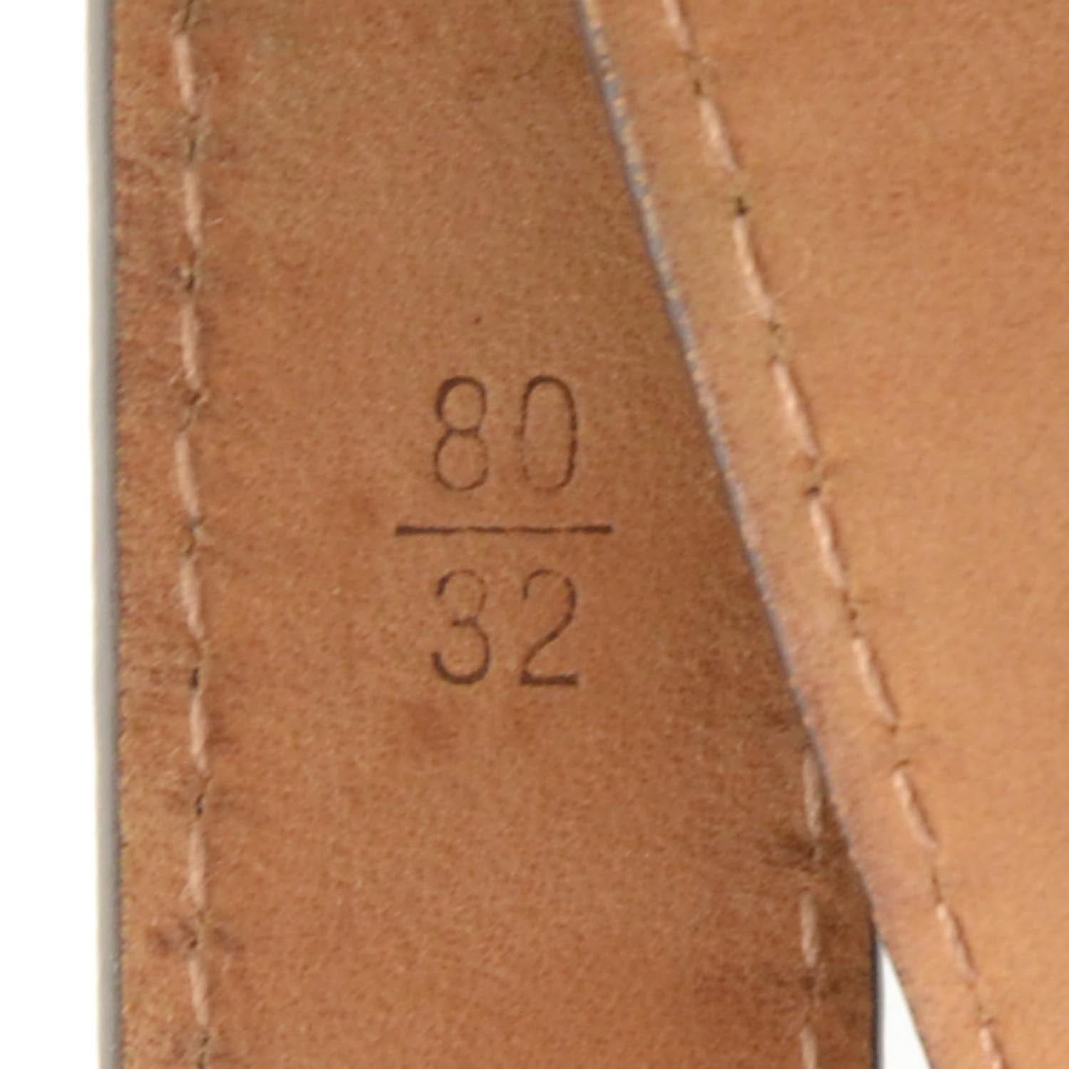 Louis Vuitton Monogram LV Initiales Belt 80 32 5 of 6