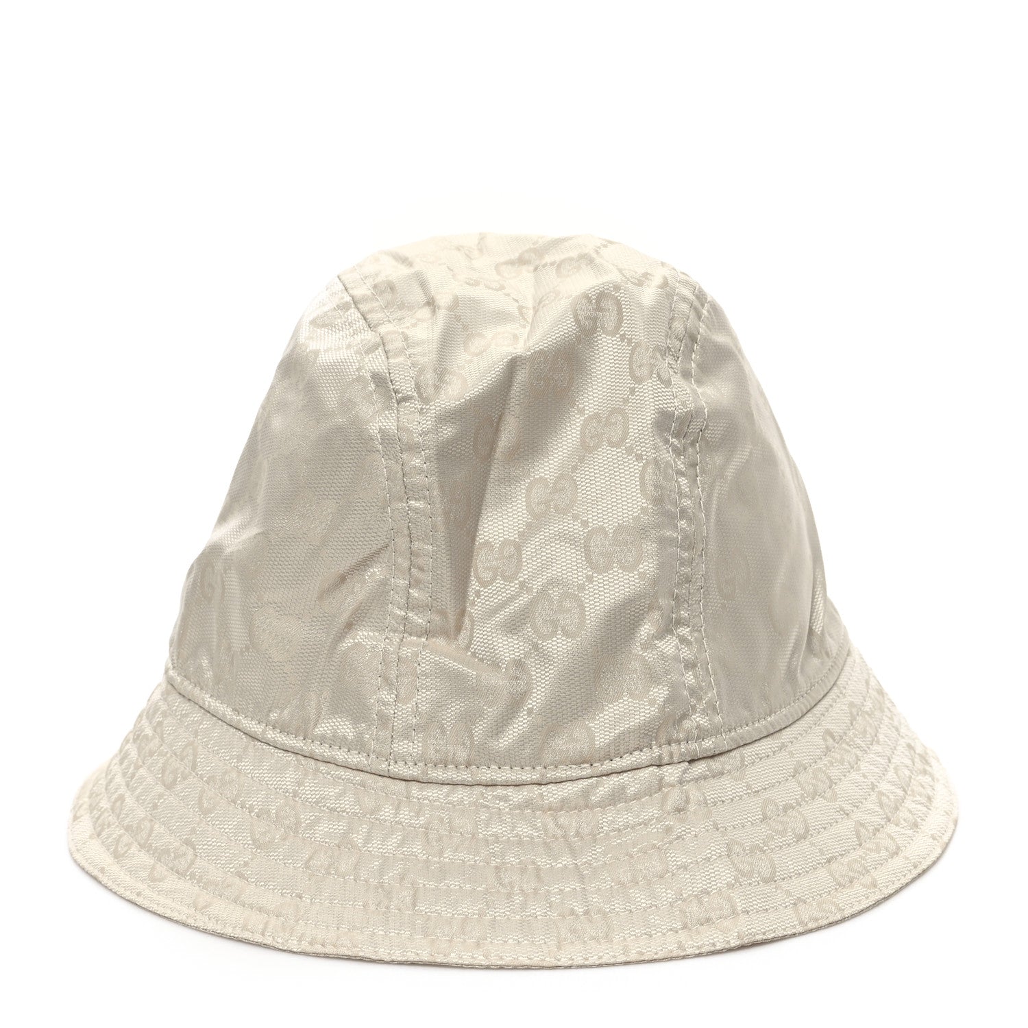 Gucci Nylon Monogram Bucket Hat XL Beige 3 of 8