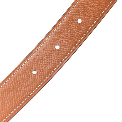 Hermes Swift Epsom 24mm Mini Constance H Belt 80 Black Gold 3 of 8
