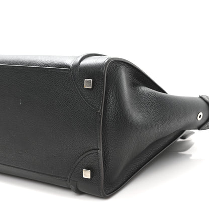 Celine Drummed Calfskin Mini Luggage Black 9 of 12