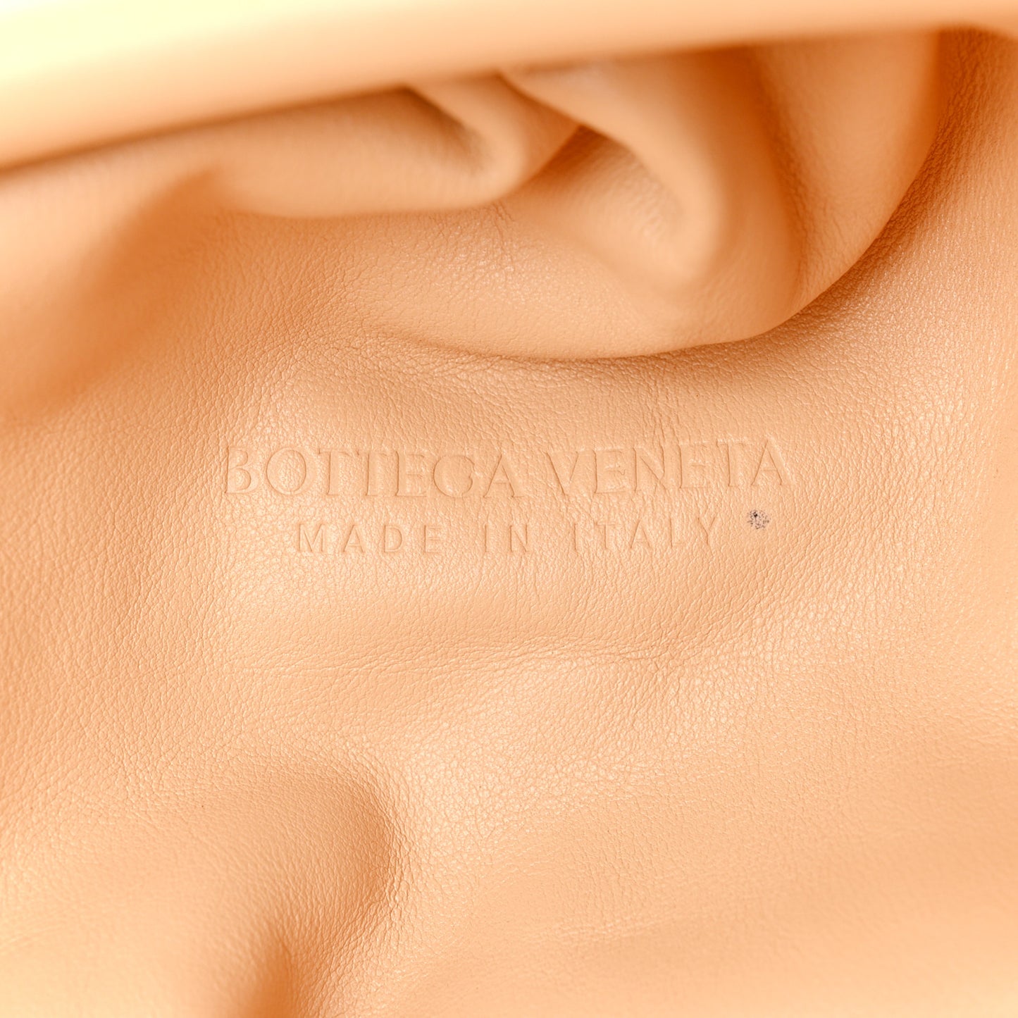 Smooth Butter Calf The Pouch Oversized Clutch Almond