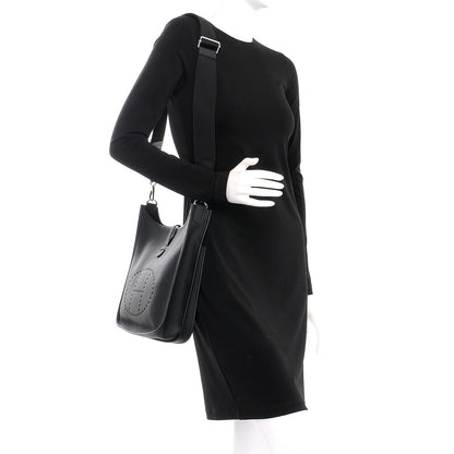 Hermes Taurillon Clemence Evelyne III PM Black 2 of 8