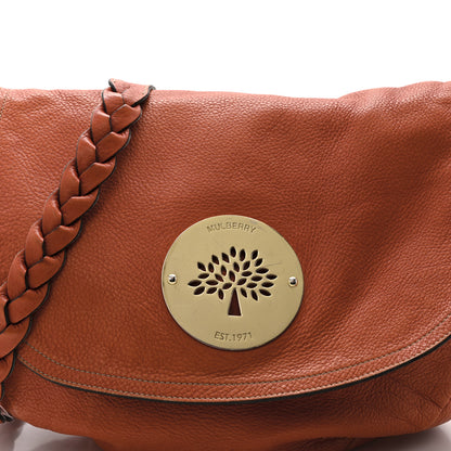 Mulberry Soft Spongy Calfskin Daria Satchel Burnt Orange 7 of 18