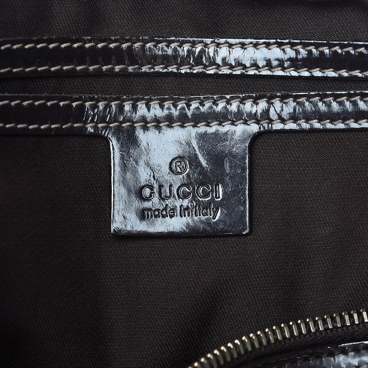 Monogram Guccissima Hearts Studded Medium Joy Boston Dark Brown