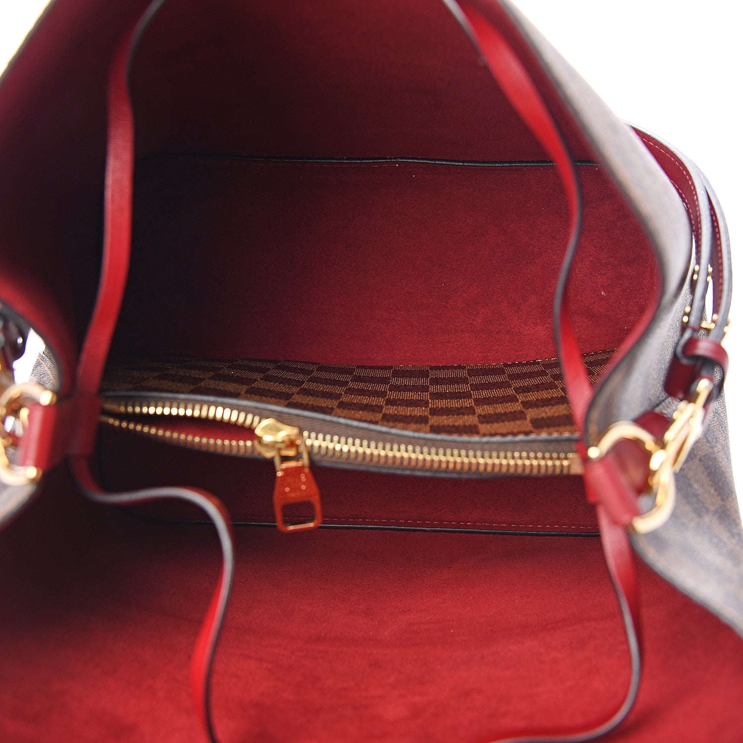 Louis Vuitton Damier Ebene Neonoe MM Cherry Berry 4 of 8