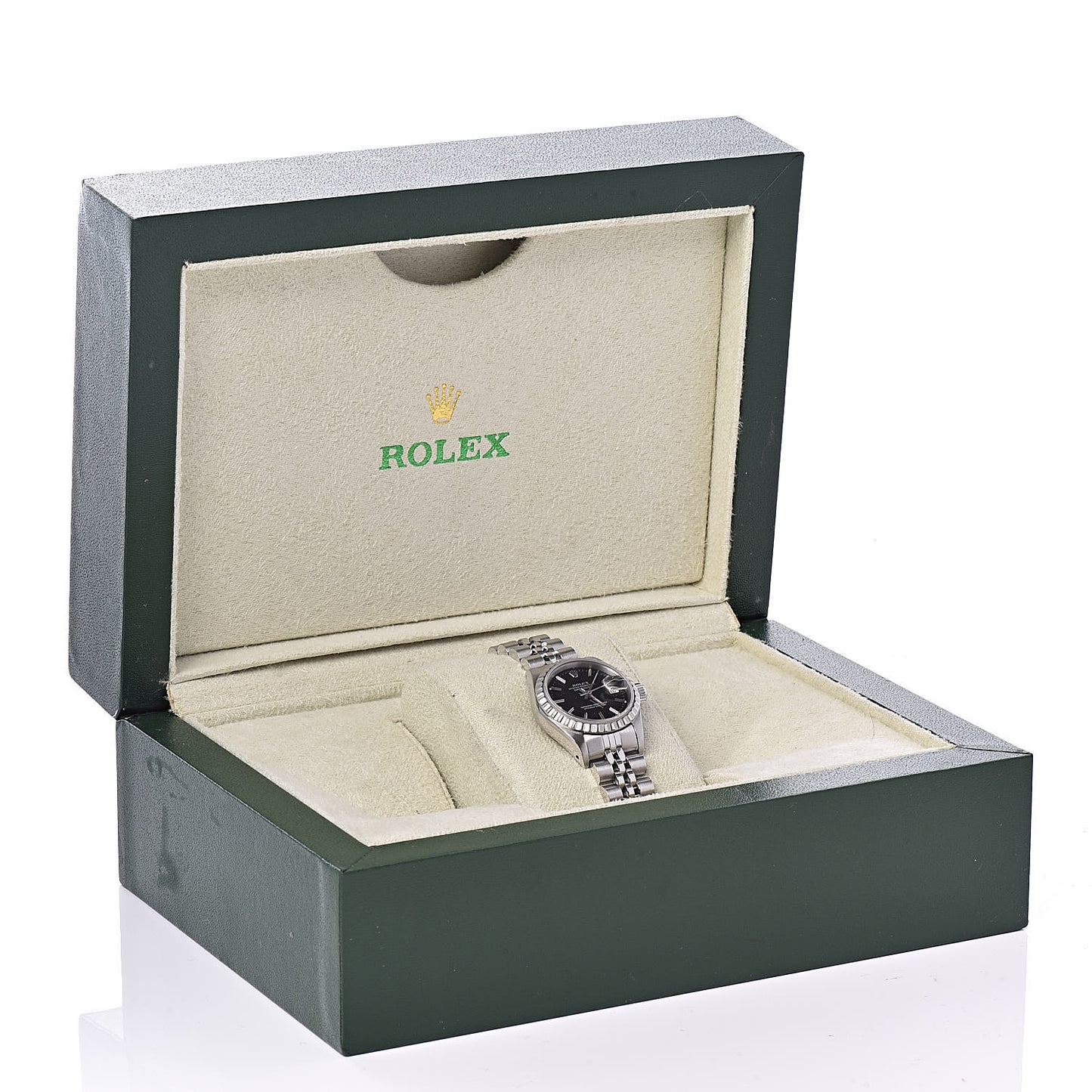 Stainless Steel 26mm Oyster Perpetual Datejust Watch Black 69240