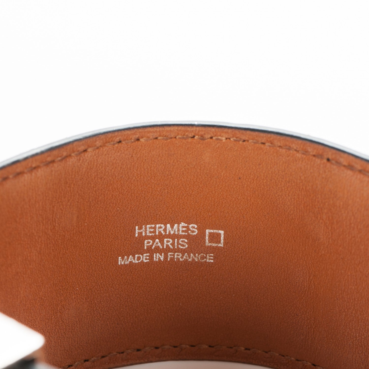 Hermes Matte Alligator Collier De Chien CDC Bracelet L Havane 5 of 5