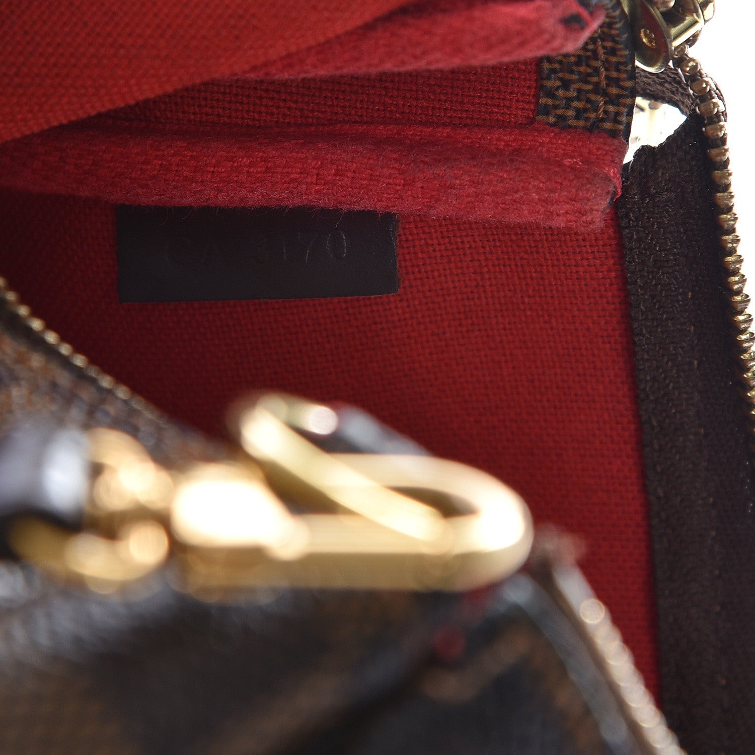 Louis Vuitton Damier Ebene Pochette Accessories 8 of 9