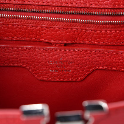 Louis Vuitton Taurillon Capucines PM Rubis 8 of 10