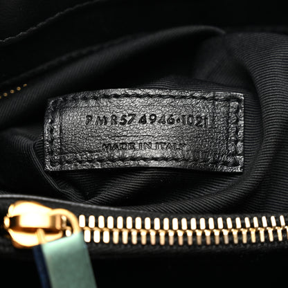 Saint Laurent Calfskin Y Quilted Monogram Medium Loulou Chain Satchel Black 8 of 11