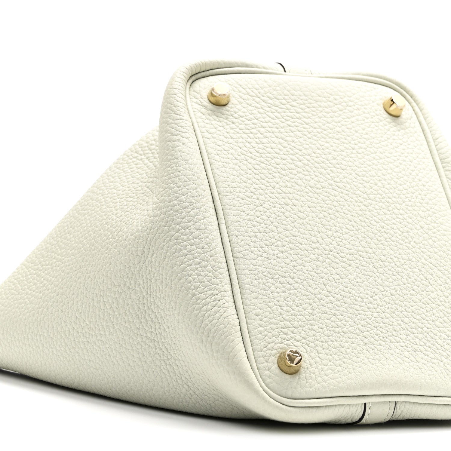 Hermes Taurillon Clemence Picotin Lock 18 PM Gris Neve 1786416