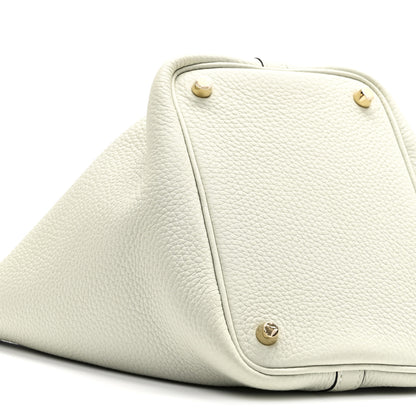 Hermes Taurillon Clemence Picotin Lock 18 PM Gris Neve 9 of 11