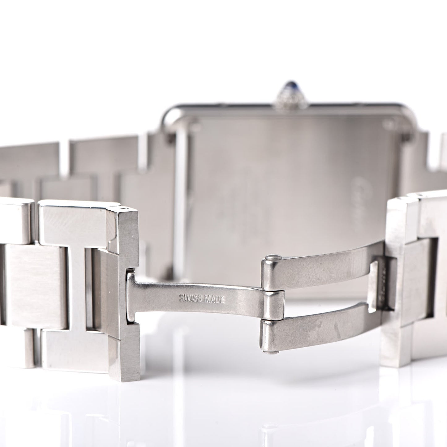 Stainless Steel 27mm Tank Solo Quartz Watch