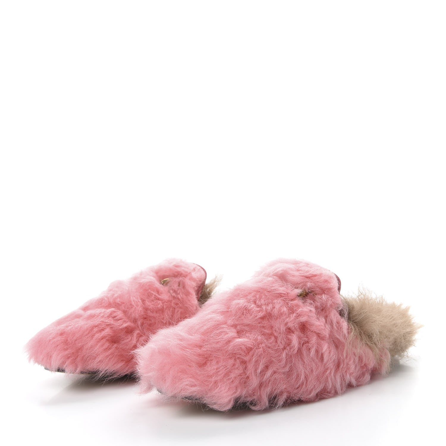 Gucci Merino Wool Womens Princetown Slippers 39 Pink 3 of 8