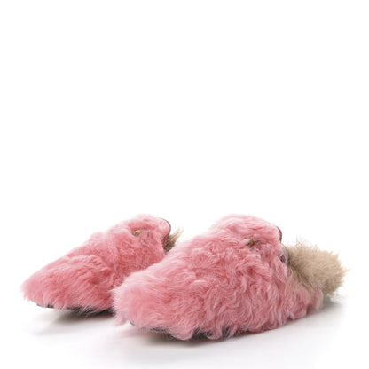 Gucci Merino Wool Womens Princetown Slippers 39 Pink 3 of 8