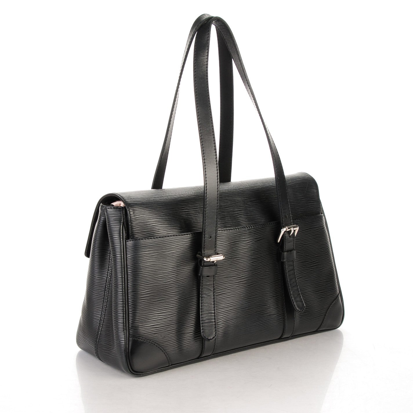 Louis Vuitton Epi Segur MM Black 3 of 8