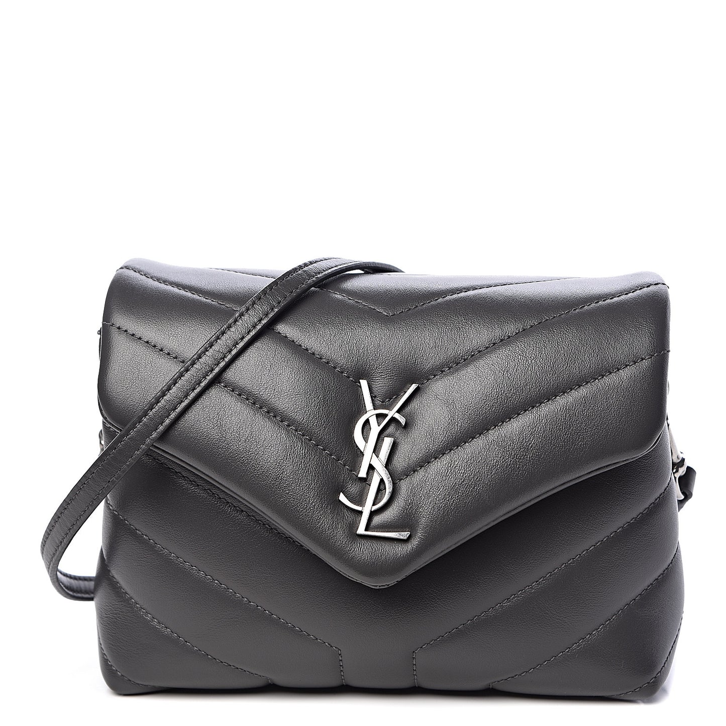 Calfskin Y Quilted Monogram Toy Loulou Crossbody Bag Earth