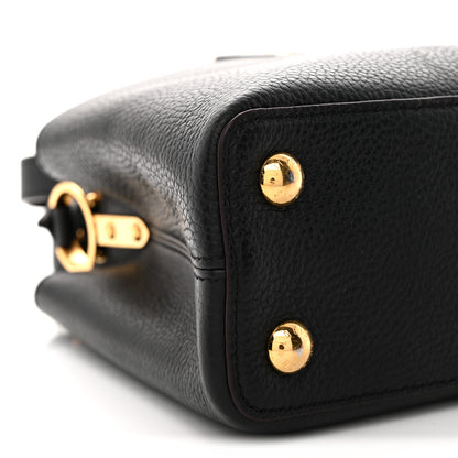 Louis Vuitton Taurillon Capucines BB Black 9 of 10