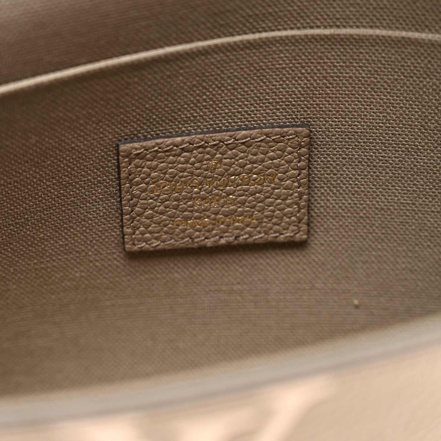 Louis Vuitton Empreinte Monogram Giant Felicie Pochette Tourterelle Creme 7 of 10