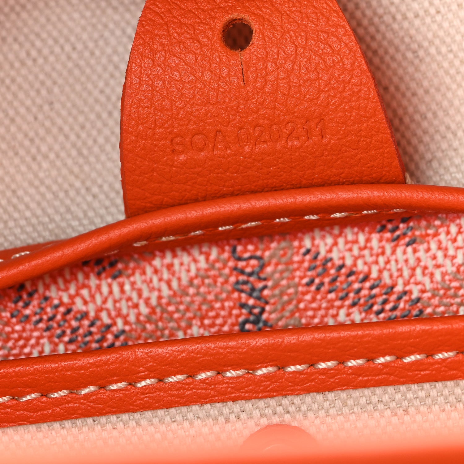 Goyard Goyardine Artois MM Orange 13 of 19
