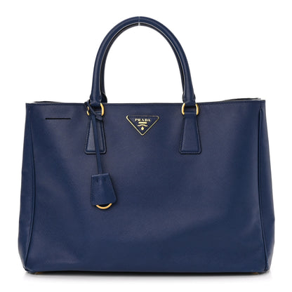 Prada Saffiano Lux Large Tote Bluette 1 of 14