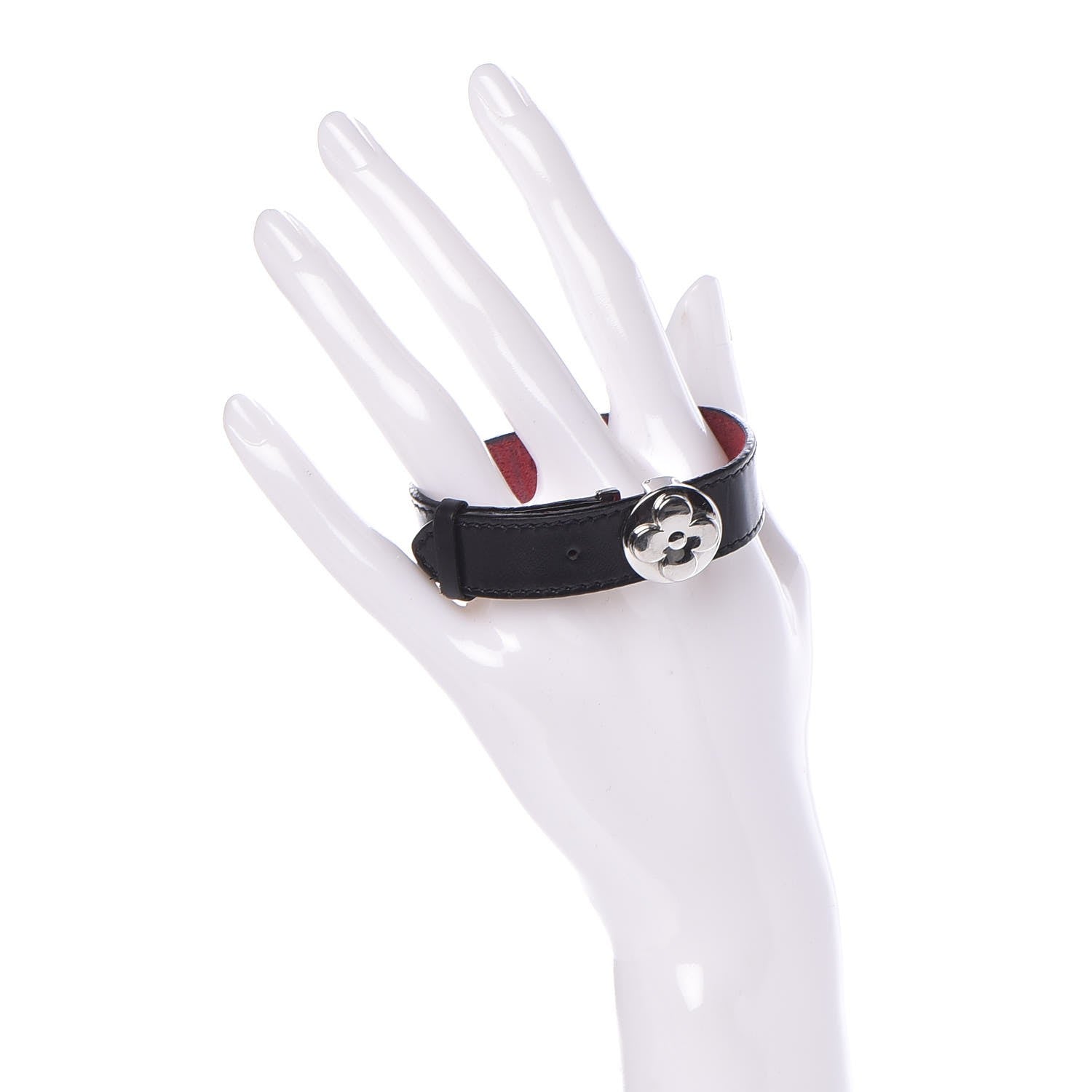 Louis Vuitton Mat Monogram Wish Bracelet Black 2 of 6