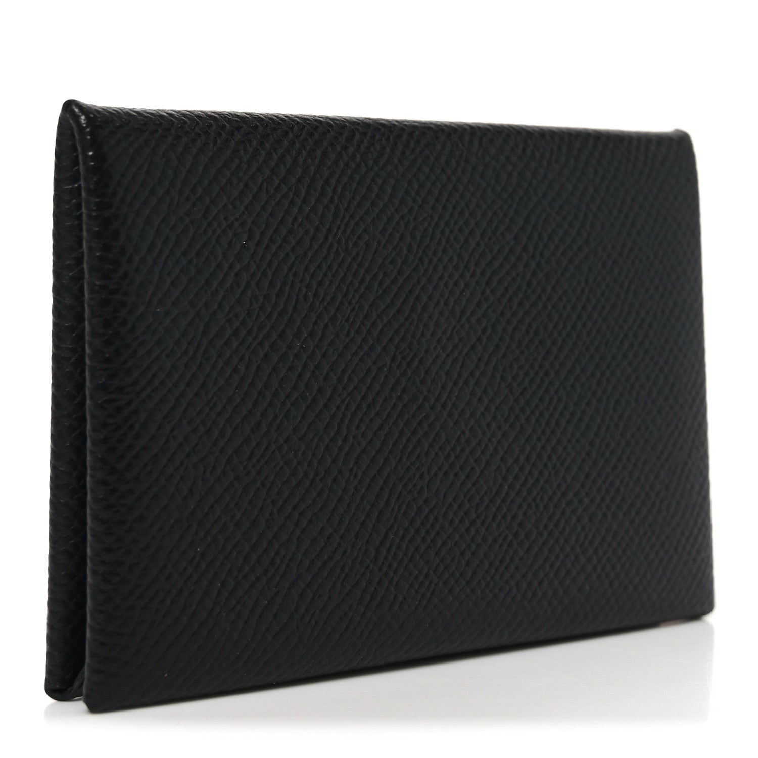 Hermes Epsom Calvi Card Case Black 3 of 6