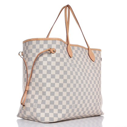 Louis Vuitton Damier Azur Neo Neverfull GM Rose Ballerine 4 of 11