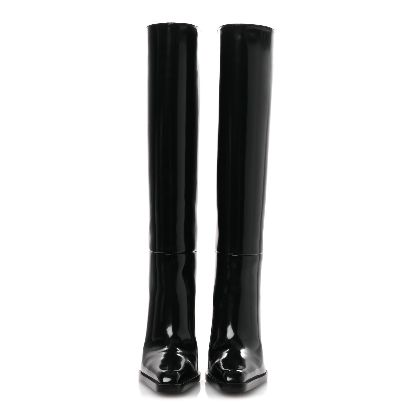 Vitello Marilyn Nina 95 Knee High Boots 38.5 Black