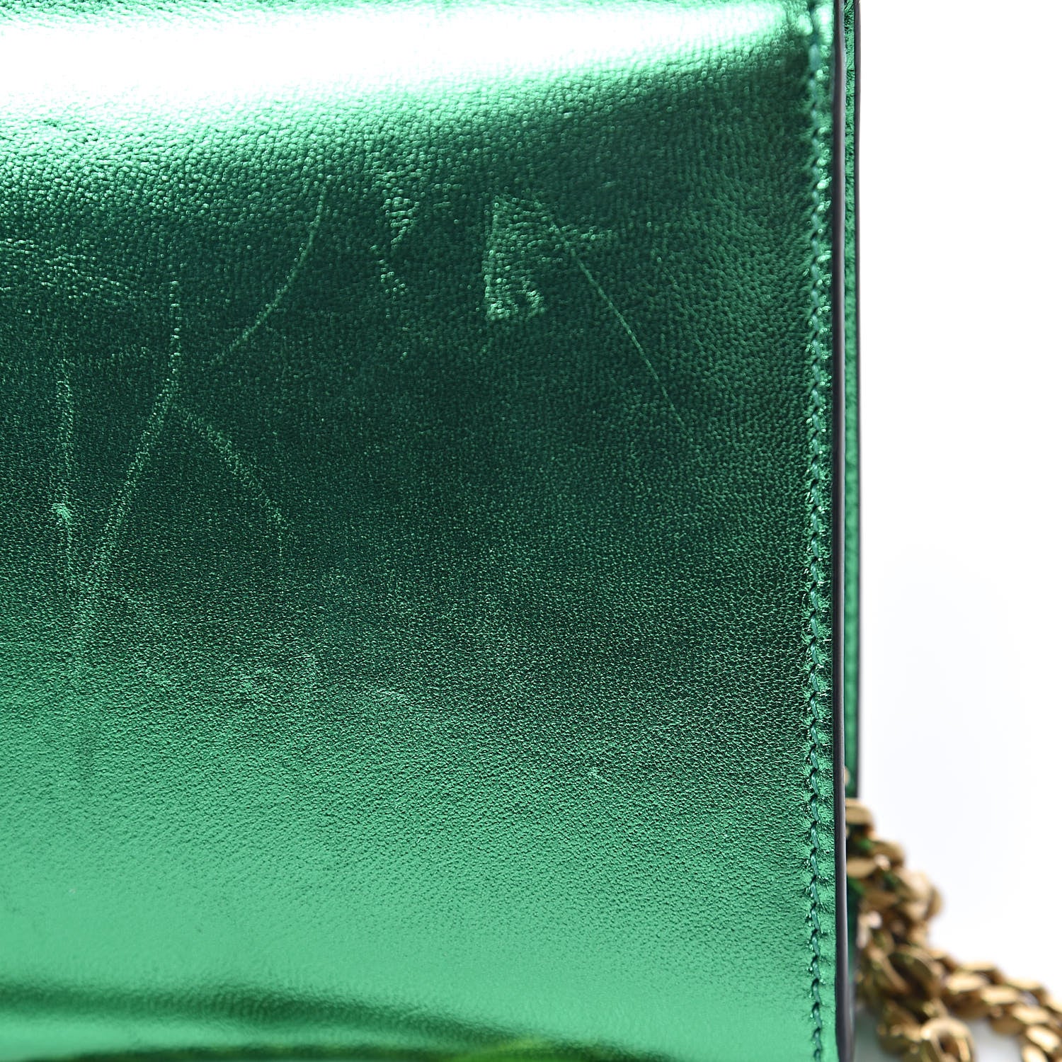 Saint Laurent Nappa Silk Small Classic Monogram Kate Satchel Jasmine Green 14 of 18