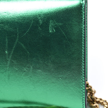 Saint Laurent Nappa Silk Small Classic Monogram Kate Satchel Jasmine Green 14 of 18