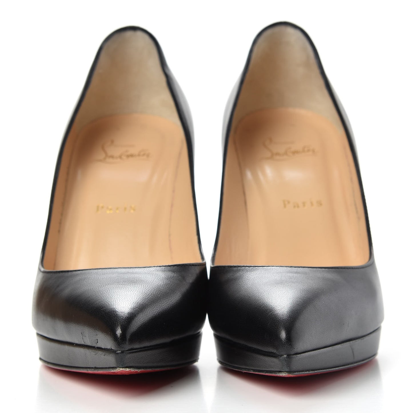 Shiny Nappa Pigalle Plato 100 Pumps 39.5 Black