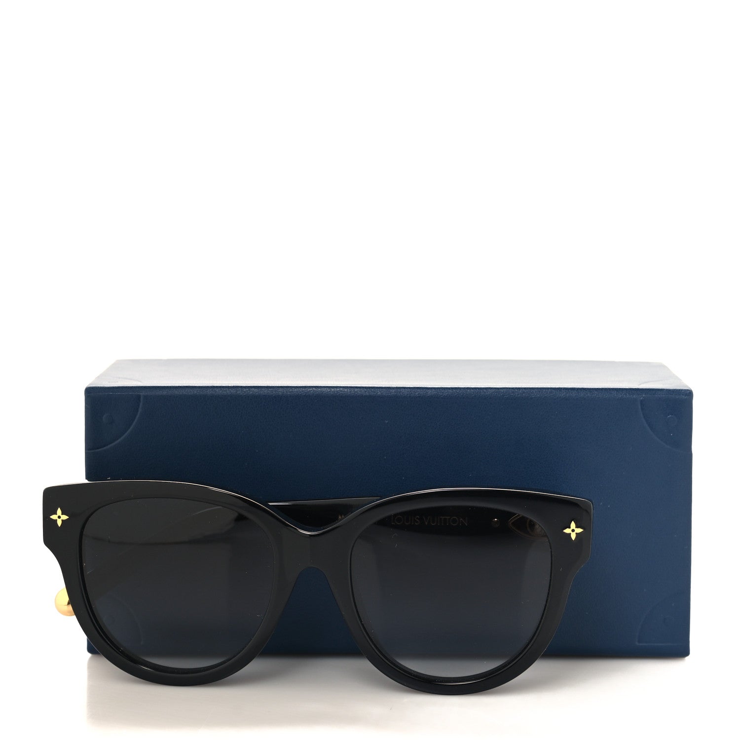 Louis Vuitton Acetate My Monogram Square Sunglasses Z1526E Black 7 of 7