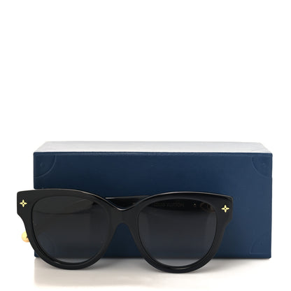 Louis Vuitton Acetate My Monogram Square Sunglasses Z1526E Black 7 of 7
