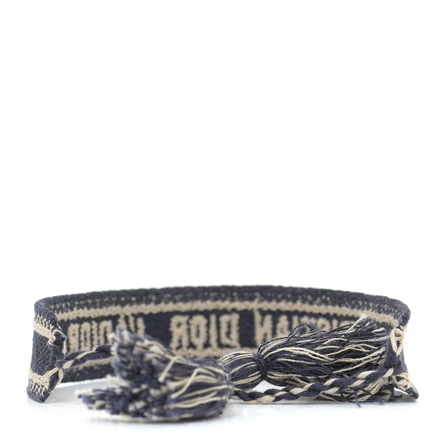 Woven Cotton J'Adior Friendship Bracelet Navy