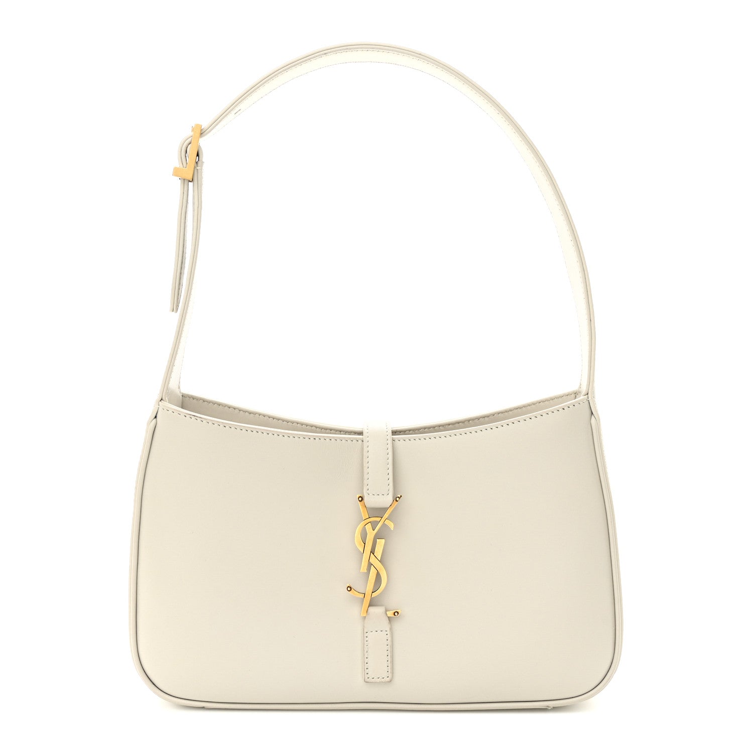 Saint Laurent Smooth Calfskin Le 5 A 7 Hobo Crema Soft 1 of 13
