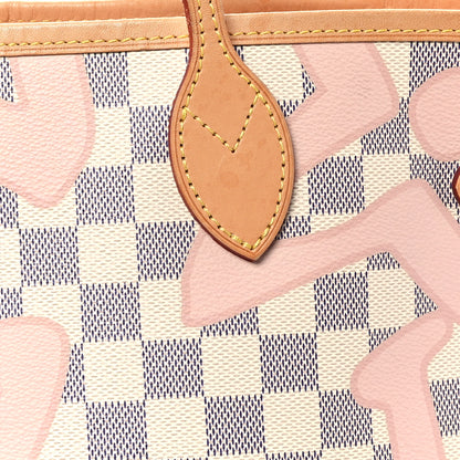 Louis Vuitton Damier Azur Tahitienne Neverfull MM 13 of 14