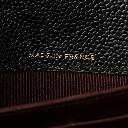 Chanel Caviar Quilted Large Gusset Flap Wallet Black 7 of 9