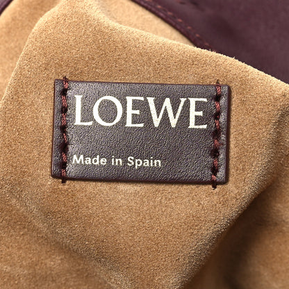 Loewe Mellow Nappa Donut Chain Large Flamenco Knot Clutch Dark Burgundy 6 of 10