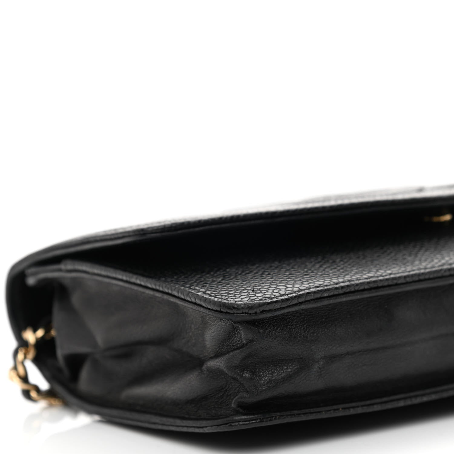 Chanel Caviar Timeless CC Wallet On Chain WOC Black 10 of 14