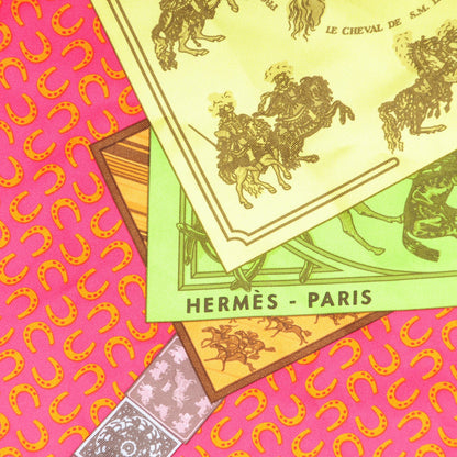 Hermes Silk A Cheval Sur Mon Carre Scarf 90 4 of 5