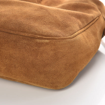 Saint Laurent Suede Calfskin Fringe Bucket Light Ochre 9 of 9